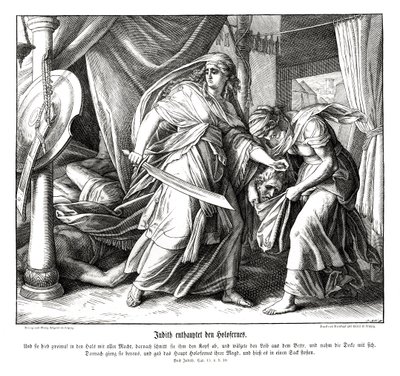 Judith halshuggar Holofernes, Judiths bok av Julius Schnorr von Carolsfeld