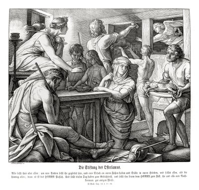 Påsk, Exodus av Julius Schnorr von Carolsfeld