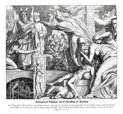 Påsk, Exodus av Julius Schnorr von Carolsfeld