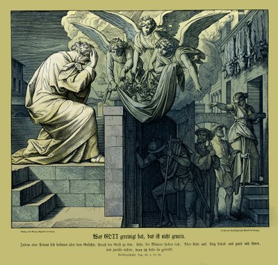 Petrus och Kornelius män, Apostlagärningarna av Julius Schnorr von Carolsfeld