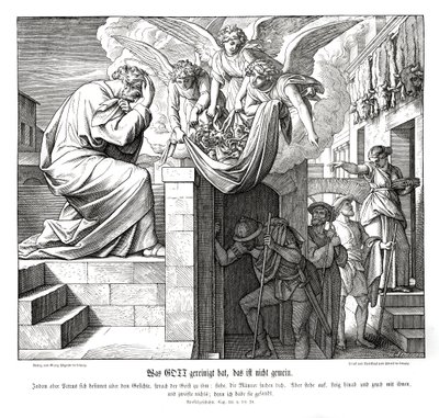Petrus och Kornelius män, Apostlagärningarna av Julius Schnorr von Carolsfeld