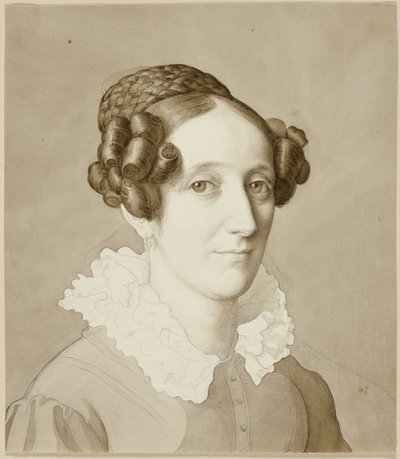 Porträtt av en kvinna av Julius Schnorr von Carolsfeld