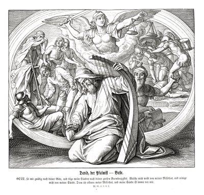 Psalmer - omvändelse av Julius Schnorr von Carolsfeld