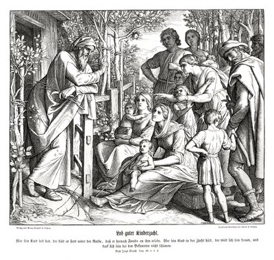Uppfostra barn, Siraks bok av Julius Schnorr von Carolsfeld