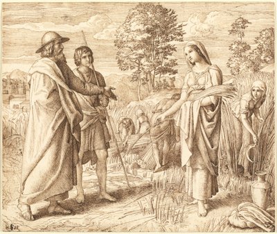Rut och Boas av Julius Schnorr von Carolsfeld
