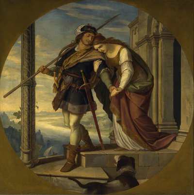 Siegfrieds avsked från Kriemhild av Julius Schnorr von Carolsfeld