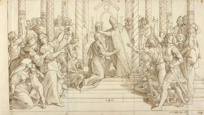 Kröningen av Karl den store av Julius Schnorr von Carolsfeld