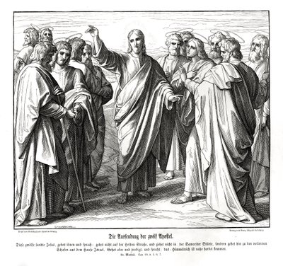 De tolv apostlarna, Matteusevangeliet av Julius Schnorr von Carolsfeld
