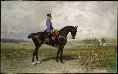 Franz Joseph, Reiterbildnis / Blaas av Julius von Blaas