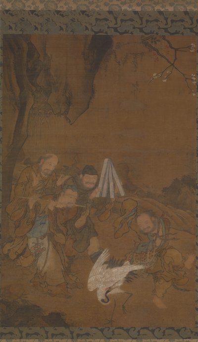Dansande odödliga och trana av Jun Liu