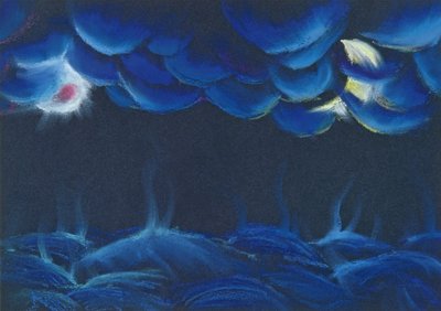 Skapandet Sol och måne av Jung Sook Nam