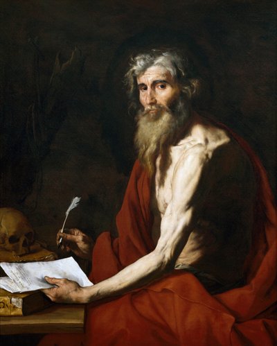 St. Jerome av Jusepe de Ribera