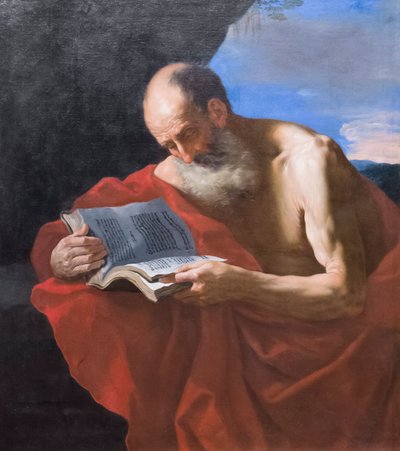 Sankt Jerome av Jusepe de (follower of) Ribera