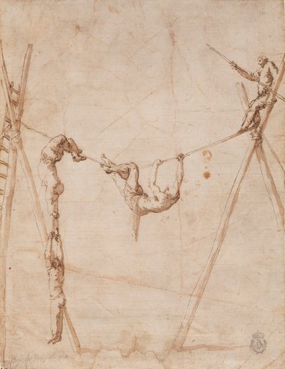 Akrobater på repet. av Jusepe de Ribera