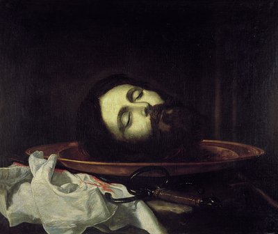 Huvud för Johannes Döparen av Jusepe de Ribera
