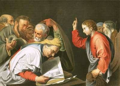 Kristus bland läkarna av Jusepe de Ribera