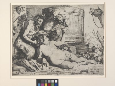 Drunken Silenus (etsning) av Jusepe de Ribera