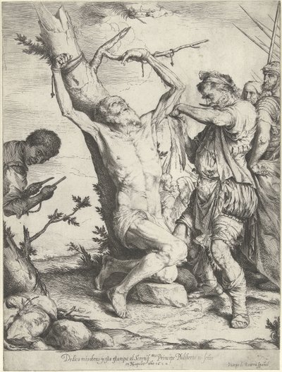 Saint Bartholomews martyrskap av Jusepe de Ribera