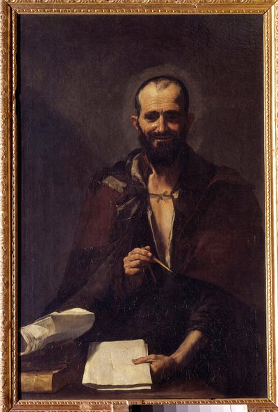Representation av Arkimedes (ca 287-212 f.Kr.) Målning av Jusepe de Ribera dit Lo Spagnoletto (ca 1590-1652) 1600-talet sön. 125x81 cm Madrid, Pradomuseet av Jusepe de Ribera