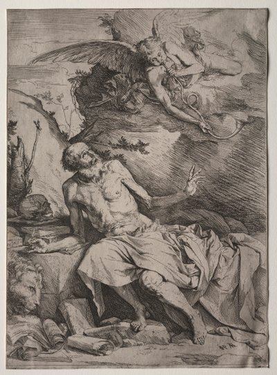 Sankt Jerome. av Jusepe de Ribera