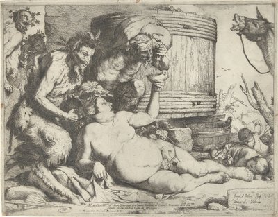Silenus vid vintunnan av Jusepe de Ribera
