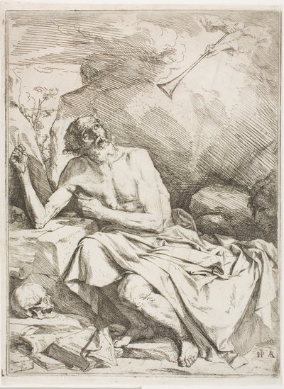 St. Hieronymus som hör den sista domens trumpet av Jusepe de Ribera