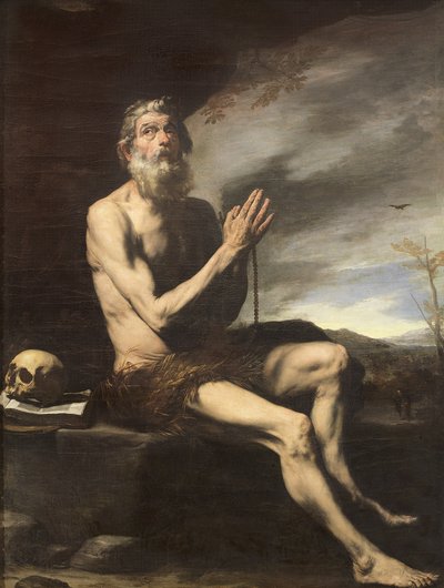 Eremiten Paulus av Jusepe de Ribera