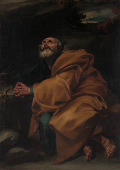 Peters tårar, ca. 1612-13. av Jusepe de Ribera