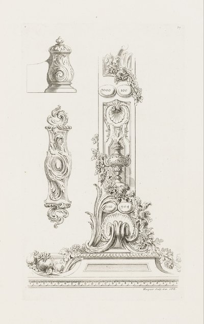 Design av Fragment of the Border av Juste Aurèle Meissonnier