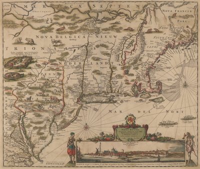 Nordamerika av Justus Danckerts