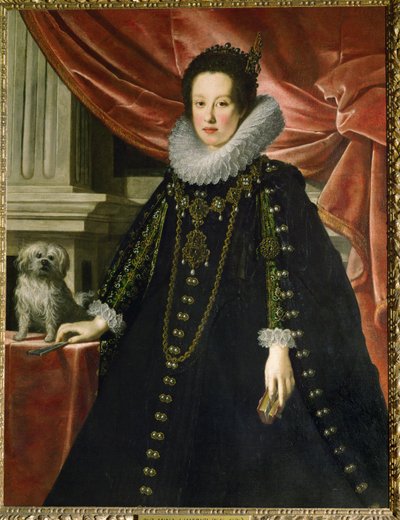 Anna de Medici, dotter till storhertig Cosimo II av Toscana (målning på duk) av Justus Sustermans