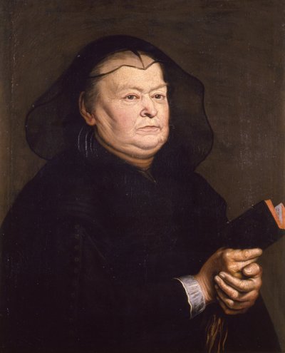 Porträtt av en änka, 1630-1640 av Justus Sustermans