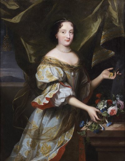 Porträtt av Hortense Mancini () av Justus van Egmont