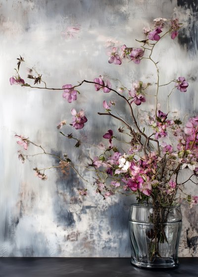 Ömtåliga rosa blommor av Justyna Jaszke