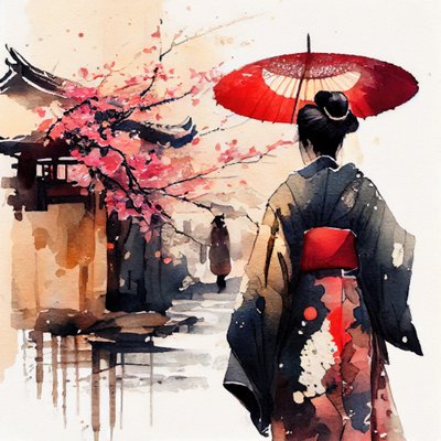 Vårpromenad i Japan av Justyna Jaszke