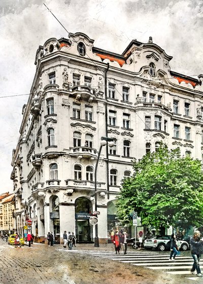 Det prydliga stads hörnet av Justyna Jaszke