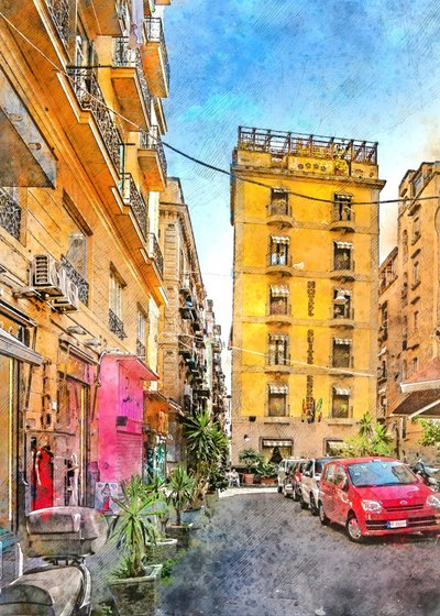 Sunny Hotel Street av Justyna Jaszke