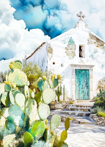 Utsikt över White Chapel Cactus av Justyna Jaszke