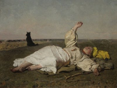 Warszawas nationalmuseum Jozef Chełmonski Indian Summer av Józef Chełmoński