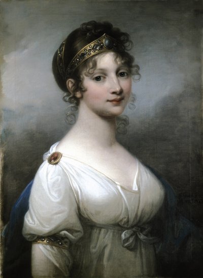 Porträtt av drottning Louise av Preussen 1776-1810, 1802 av Józef Grassi
