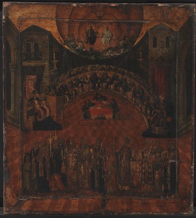 Konciliet i Nicea 787 e.Kr av KMS 3746 Ubekendt