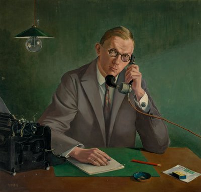 porträtt dr E. Müller-Kamp av Käthe Hoch