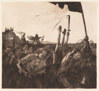 Uppror (Uproar) av Käthe Kollwitz