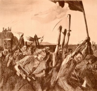 revolt av Käthe Kollwitz