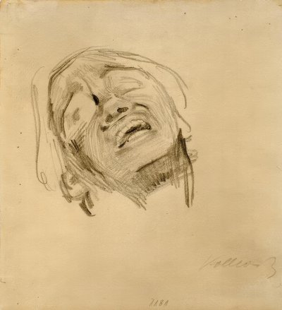 Kvinnans huvud av Käthe Kollwitz