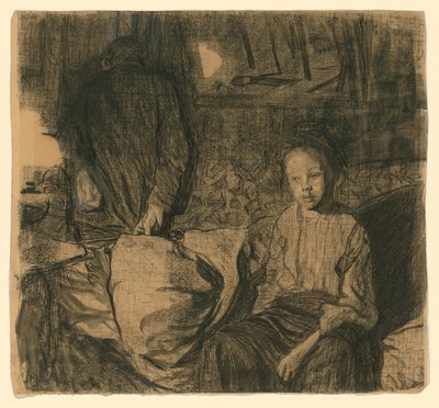 Ungt par (1:a tillståndet) av Käthe Kollwitz