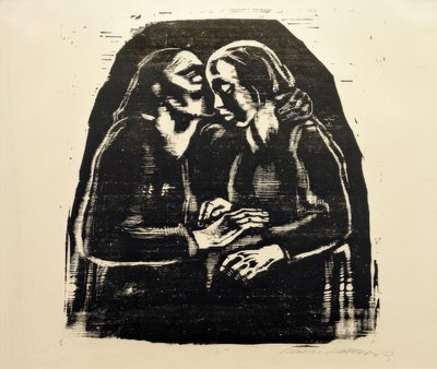 K. Kollwitz, Maria och Elisabeth III av Käthe Kollwitz