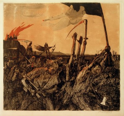 Käthe Kollwitz, upplopp av Käthe Kollwitz