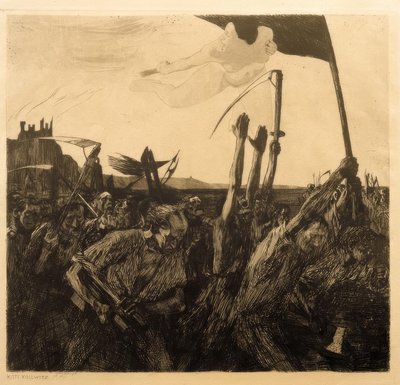 Käthe Kollwitz, upplopp av Käthe Kollwitz