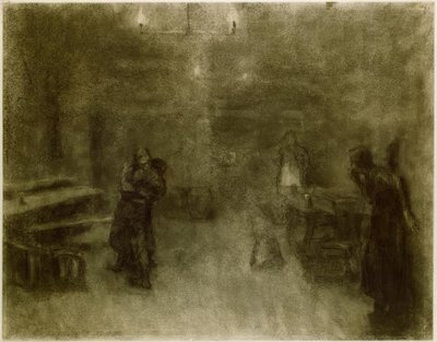 Käthe Kollwitz, scen från Germinal av Käthe Kollwitz